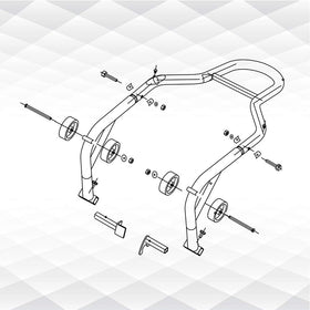 Donext packed assembly parts laid out for quick assembly and convenience benefit