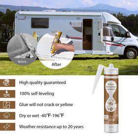 Dongxw textured self-leveling bead illustrating smooth waterproof finish