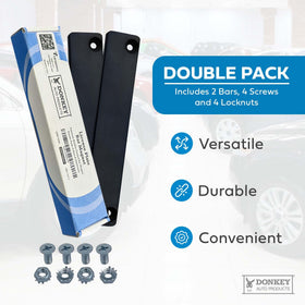 Donkey Auto magnet next to ruler showing 8 inch length and hole spacing