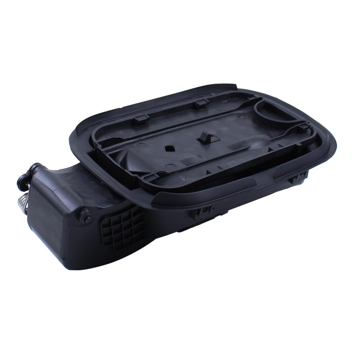 DooFig fuel filler door installed in GMC Sierra demonstrating restored access and fit