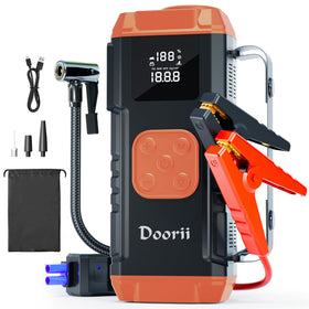 Doorii front view with accessories showing kit layout and quick access benefits