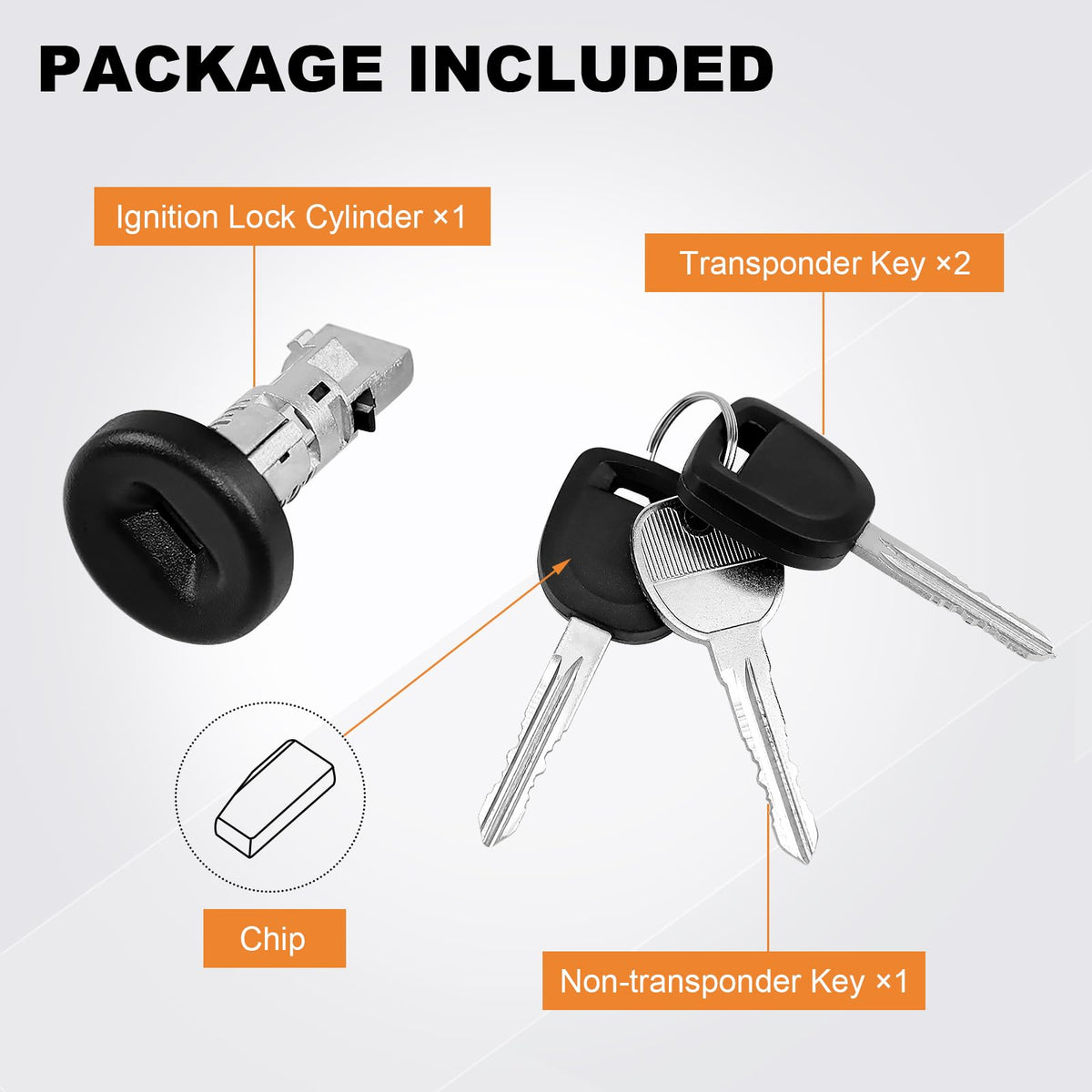 DORAIBACE installed ignition cylinder in dashboard improving key operation