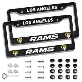 DorkTees front view license plate frame showing clean team look and protection