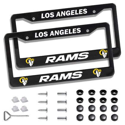 DorkTees front view license plate frame showing clean team look and protection