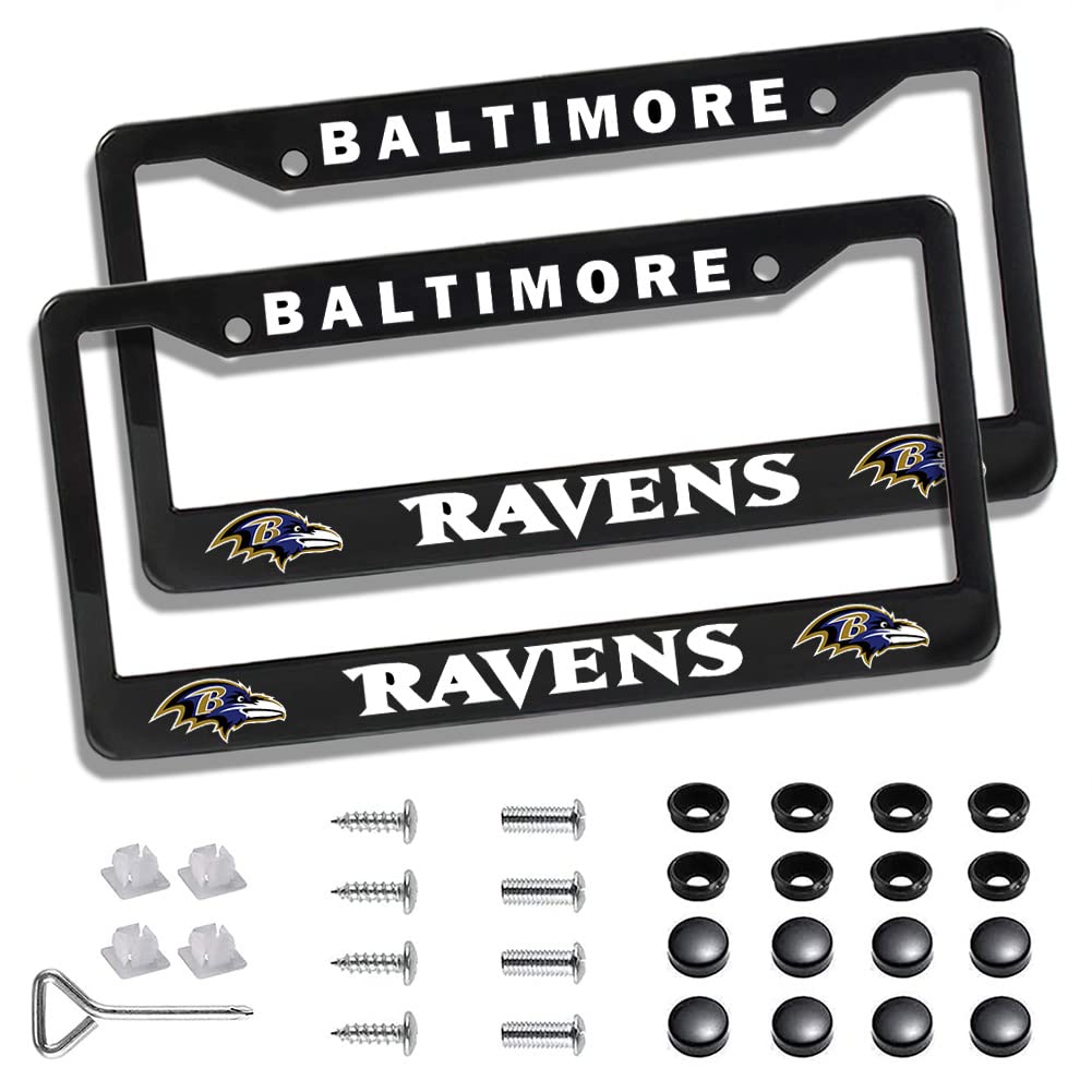 DorkTees Ravens front view frame showing bold team styling and protection