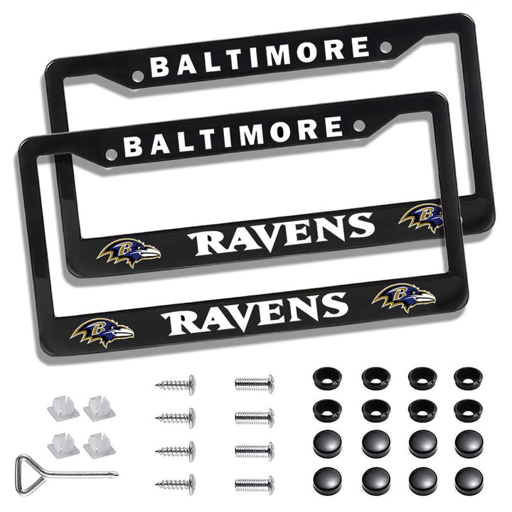 DorkTees Ravens front view frame showing bold team styling and protection