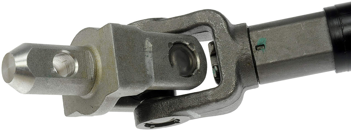 Dorman steering shaft installed in vehicle illustrating straightforward replacement and alignment