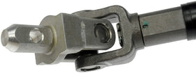 Dorman steering shaft installed in vehicle illustrating straightforward replacement and alignment
