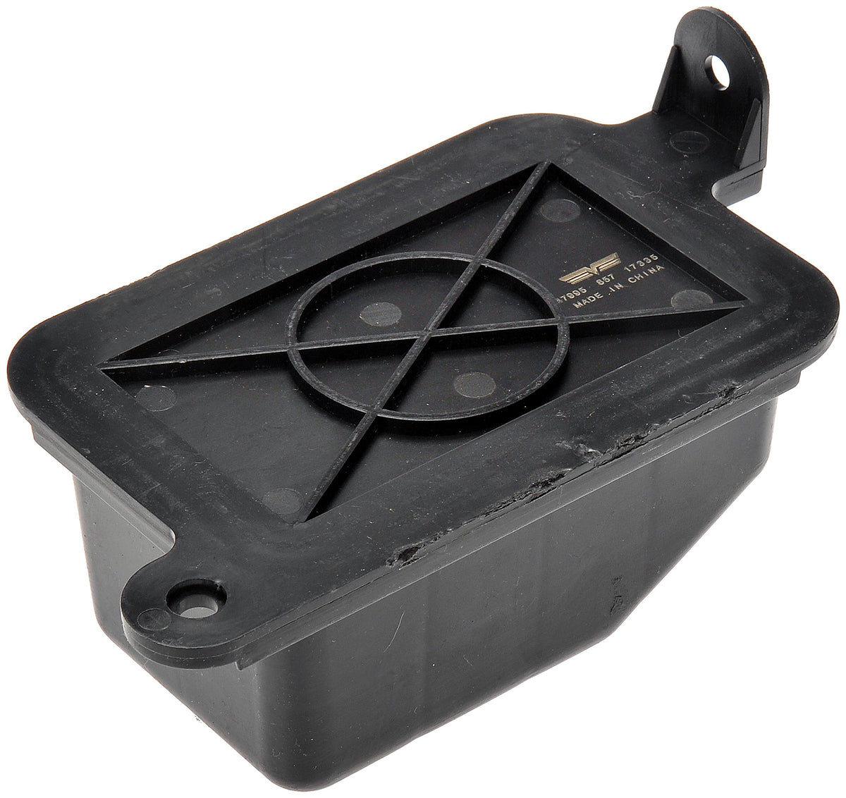 Dorman 47995 front view showing canister and mounting points for easy replacement