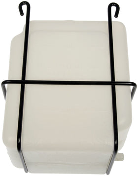 Dorman 54002 mounting basket and clips displayed to show secure attachment and easy installation
