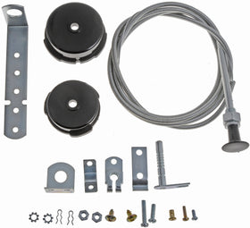 Dorman 55101 close-up of cable and actuating fork highlighting durable construction and reliable control