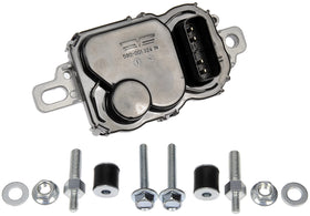 Dorman 590-001 front view showing compact housing and labeling for reliable replacement