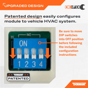 Dorman 599-211XD connector close-up highlighting plug alignment for simple installation