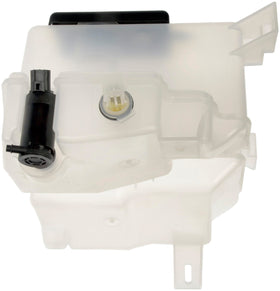 Dorman reservoir installed under hood in Ford vehicle demonstrating OEM-style placement