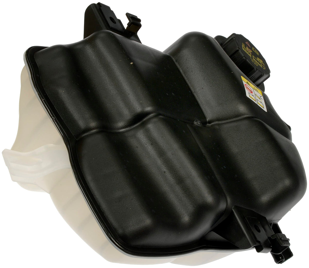 Dorman 603-217 front view showing complete reservoir and cap for easy replacement