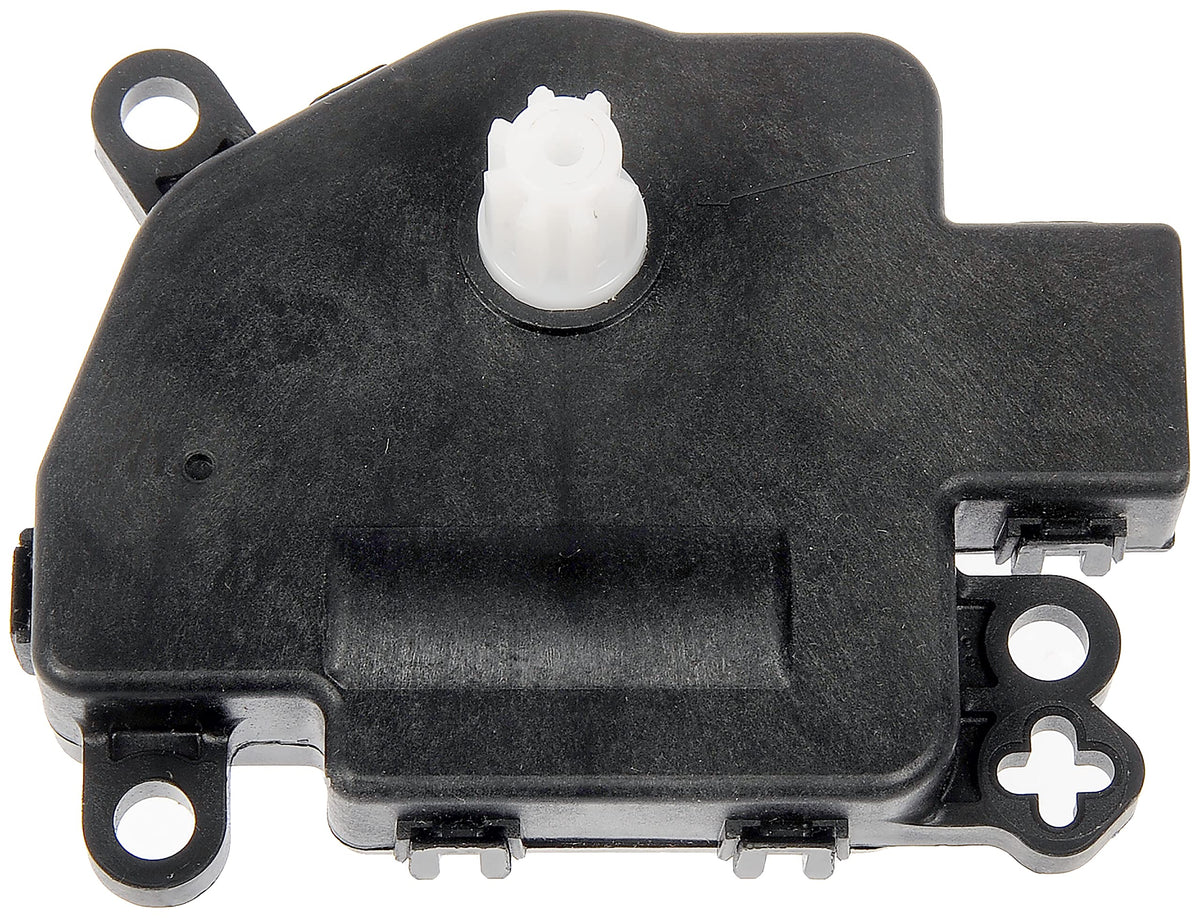 Dorman actuator installed in vehicle dash demonstrating restored airflow control
