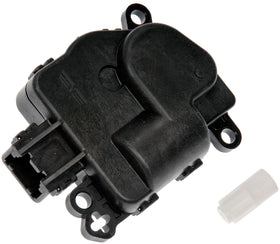 Dorman blend door actuator front view showing fit and mounting benefits