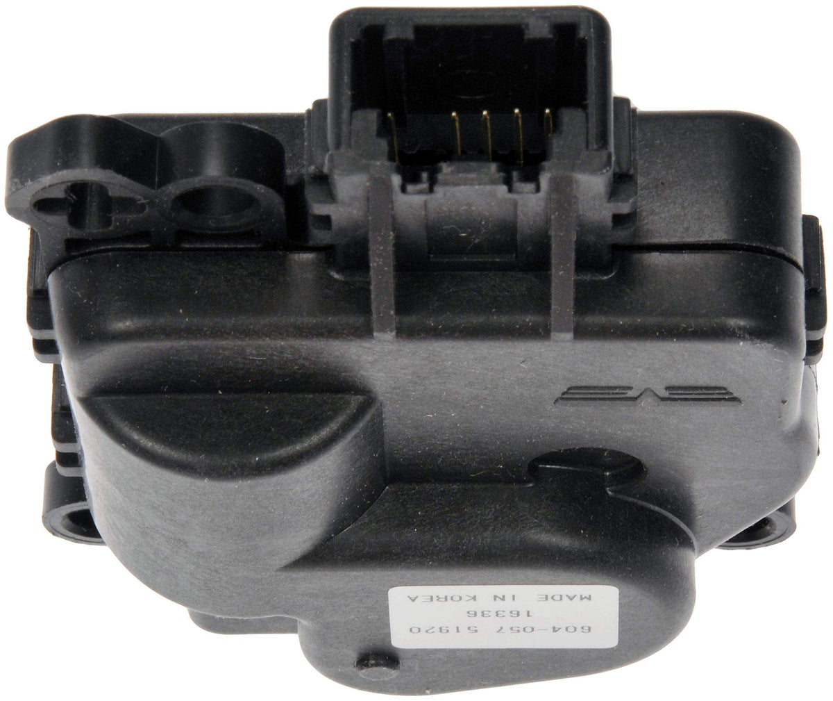 Dorman actuator mounting detail highlighting secure attachment points