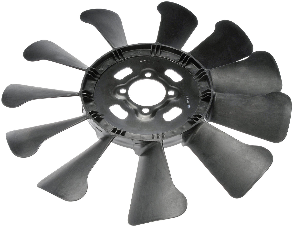 Dorman 621-515 installed in engine bay, demonstrating restored cooling airflow benefit