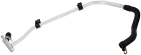 Dorman heater hose assembly front view showing full routing and durable construction