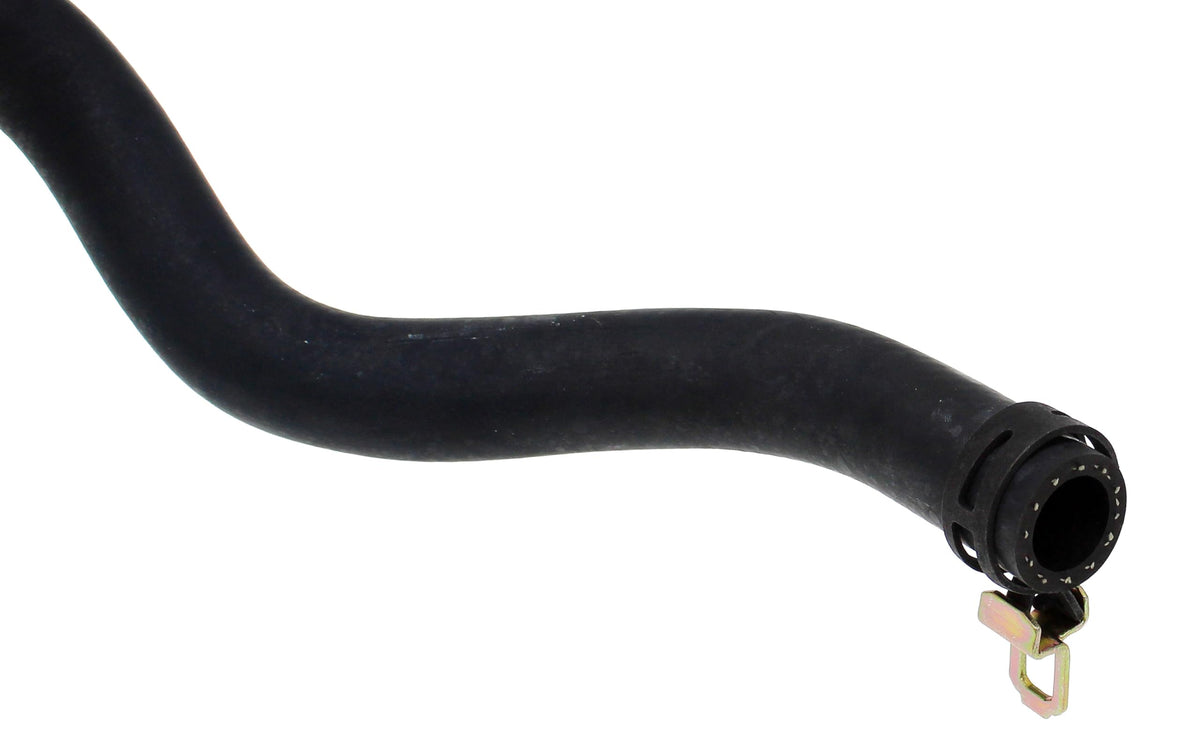 Dorman heater hose assembly installed on Nissan engine demonstrating proper fit