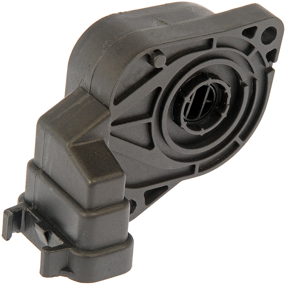 Dorman accelerator pedal sensor front view showing mounting points and reliable fit
