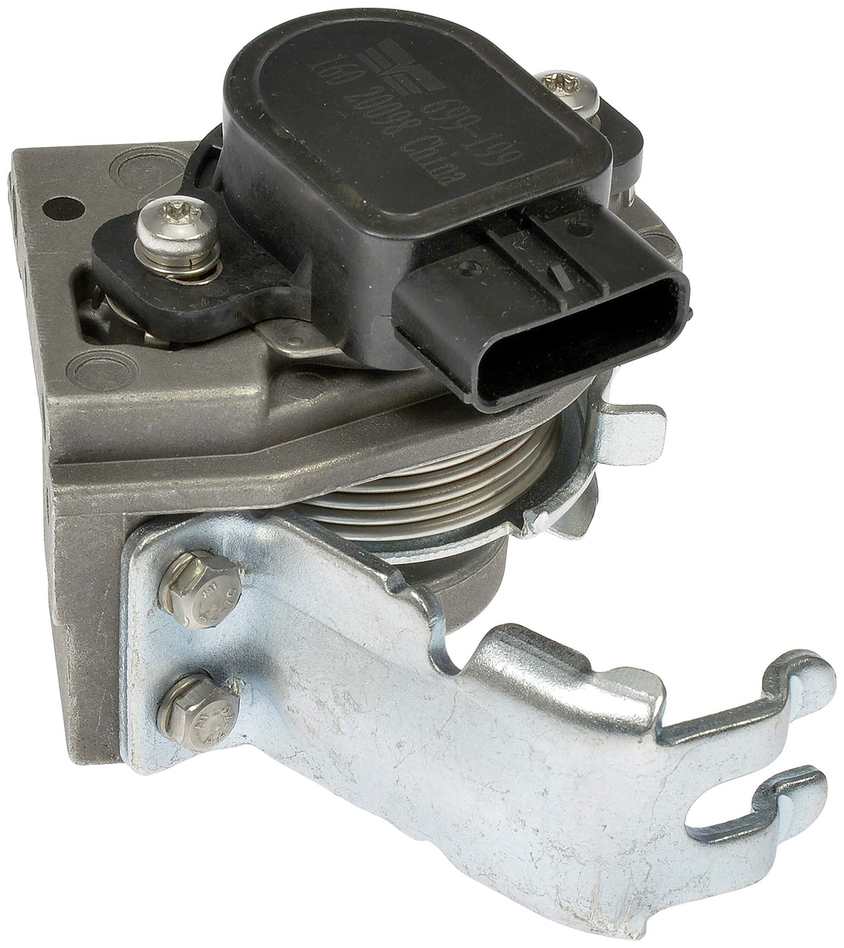 Dorman 699-199 front view showing sensor housing and mounting points for reliable fit