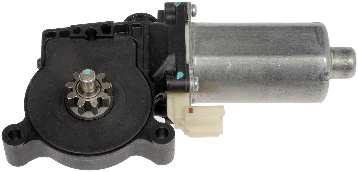 Dorman closeup of motor gear teeth showing durable construction benefit