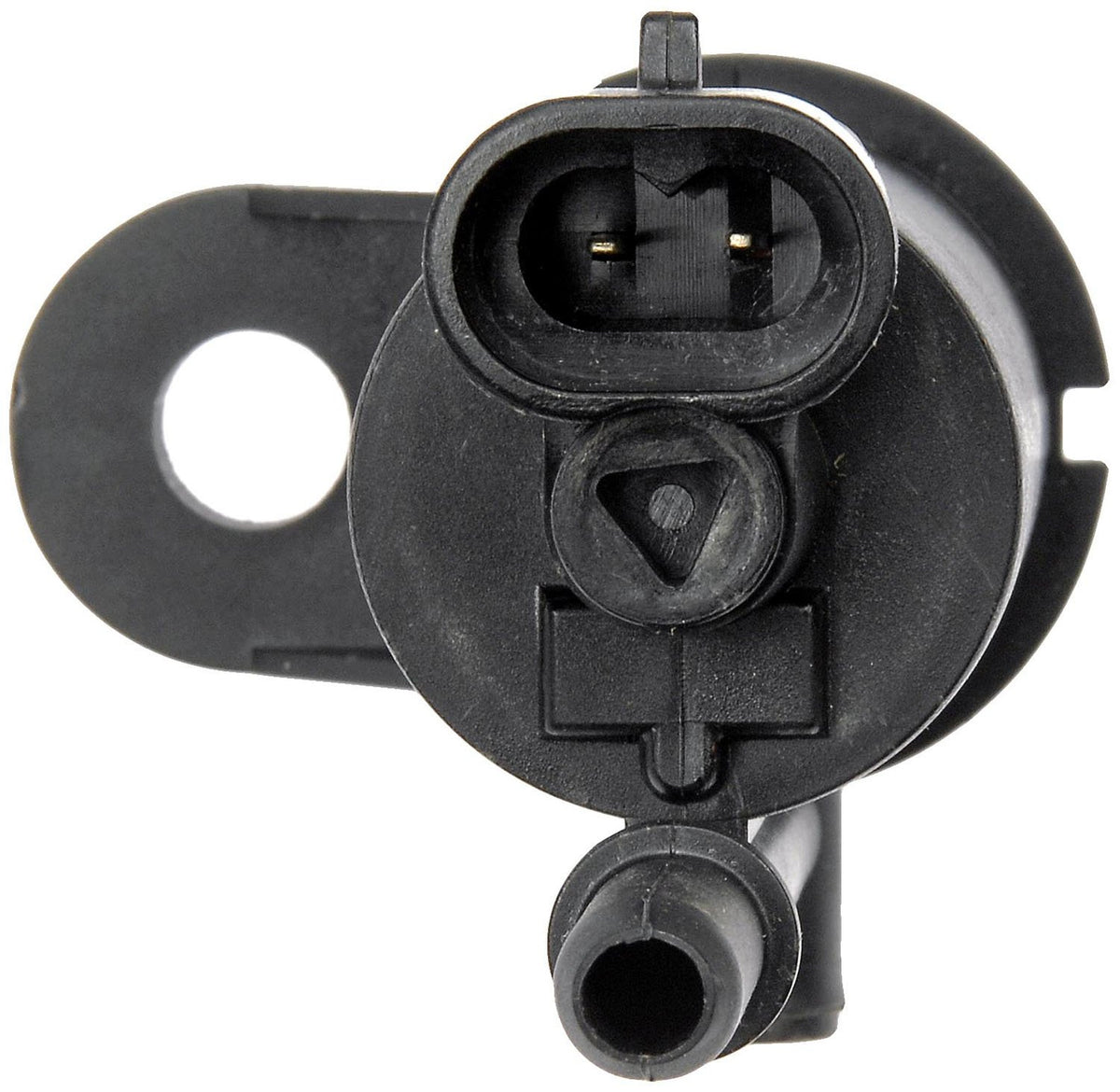 Dorman connector close-up showing electrical plug benefit easy plug-and-play