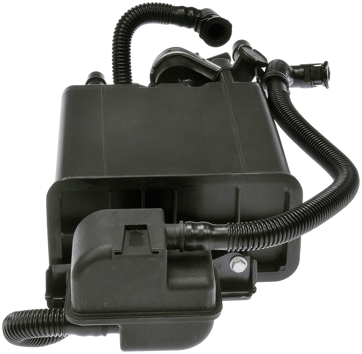 Dorman vapor canister side mounting detail highlighting brackets for proper fit
