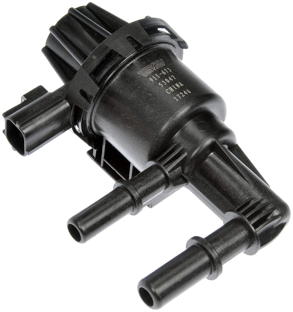 Dorman 911-673 front view showing mounting and inlet fitting benefit reliable fit