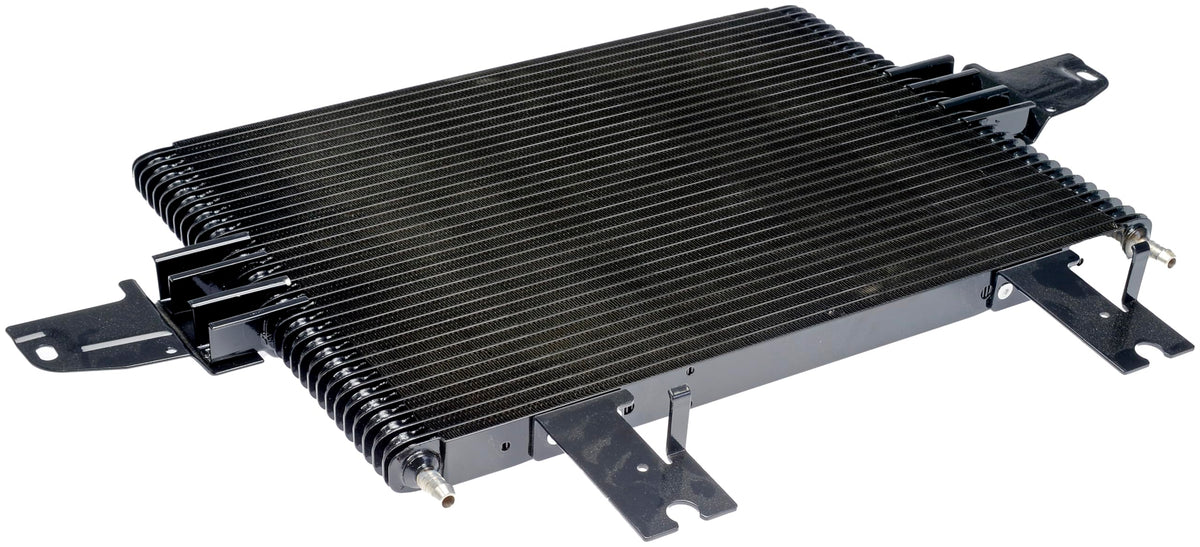 Dorman 918-216 front overview showing full cooler and core, demonstrating direct-fit reliability