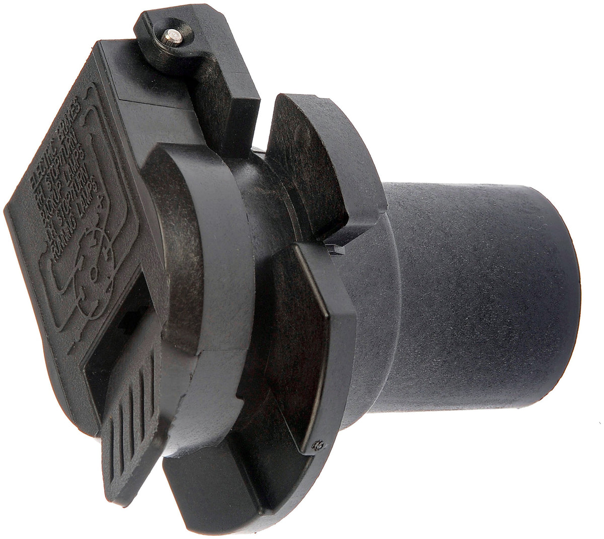 Dorman 924-307 front view connector showing plug face and secure fit benefit
