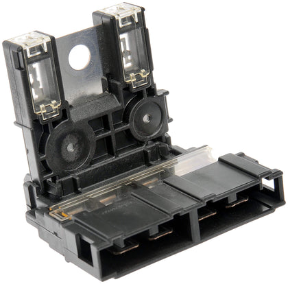 Dorman 926-002 front profile showing fuse body and benefit of exact OE fit