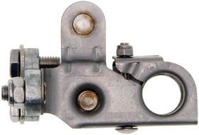 Close-up of Dorman 926-882 terminal detail showing clamp and fuse mount for reliable contact