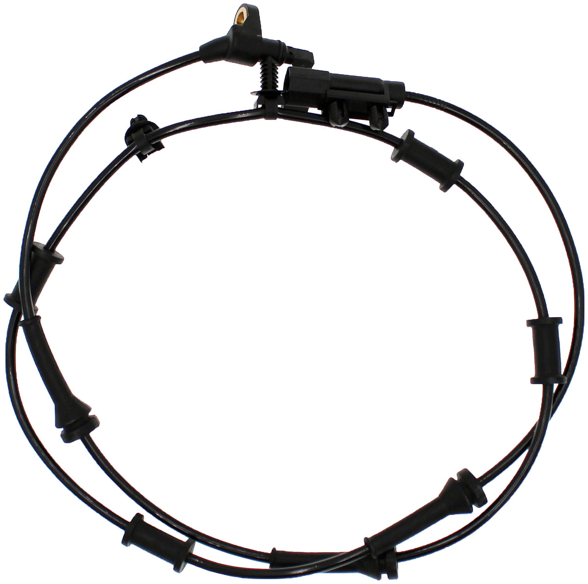 Dorman ABS sensor electrical connector close-up showing factory-style plug for reliable connection
