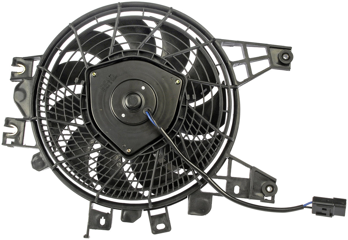 Dorman 620-548 front view showing complete fan assembly and mounting benefits
