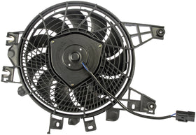 Dorman 620-548 front view showing complete fan assembly and mounting benefits
