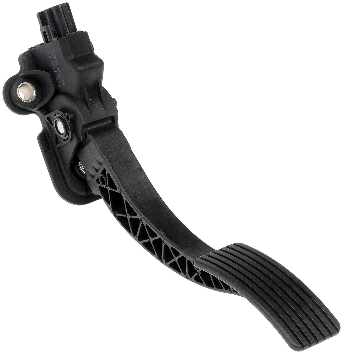 Dorman accelerator pedal sensor front view showing mounting and fit - reliable replacement