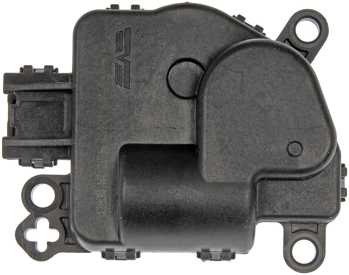 Dorman side view of actuator mounting point showing bracket fit and alignment aid