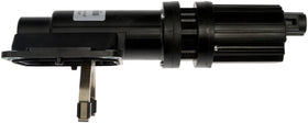 Dorman actuator size comparison next to ruler showing compact dimensions for fit verification