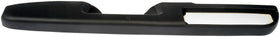 Dorman image of door release handle above armrest showing proper fit benefit