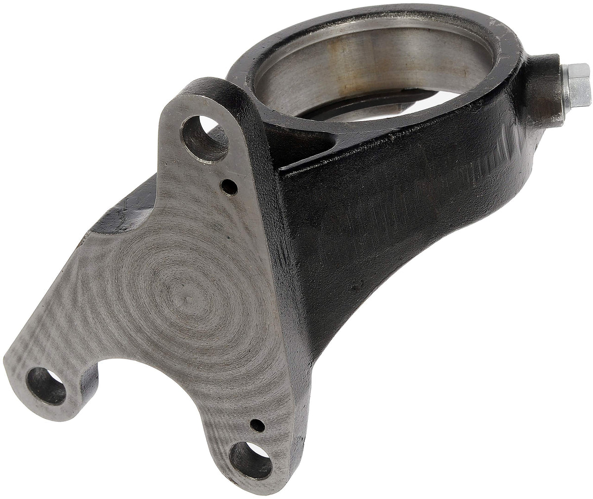 Dorman axle bracket installed on vehicle illustrating proper alignment and reduced vibration