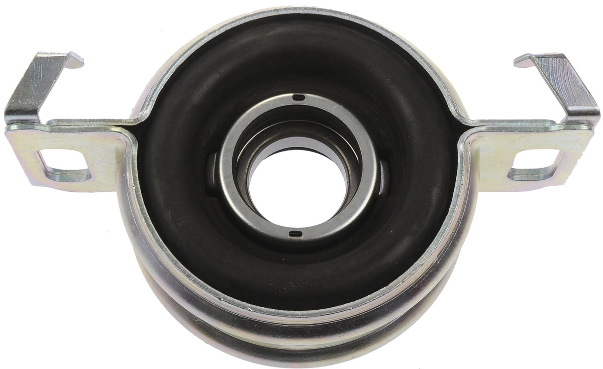 Dorman center support bearing installed on driveshaft in garage highlighting restored driveline stability