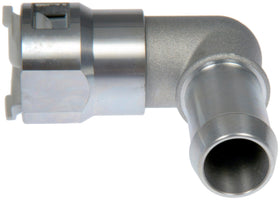 Dorman connector installed in engine bay illustrating easier swap-in installation and leak prevention