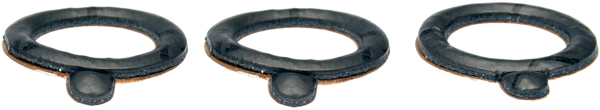 Dorman close-up of gasket sealing surface showing texture and durable material for leak prevention