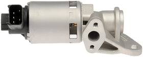 Dorman EGR valve close-up of electrical connector and pins for easy plug-in installation