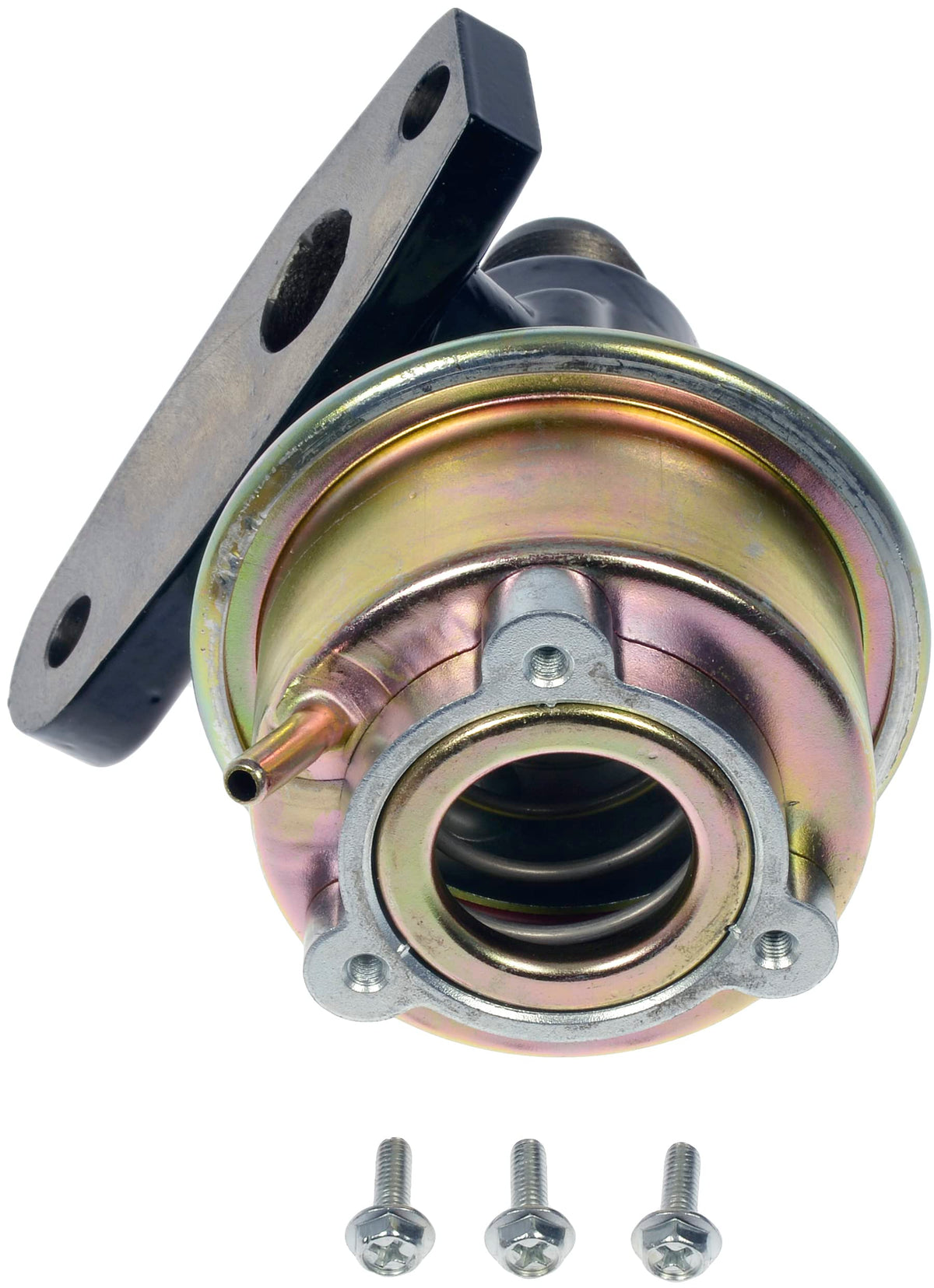Dorman EGR valve packaging and label showing part number and fitment verification
