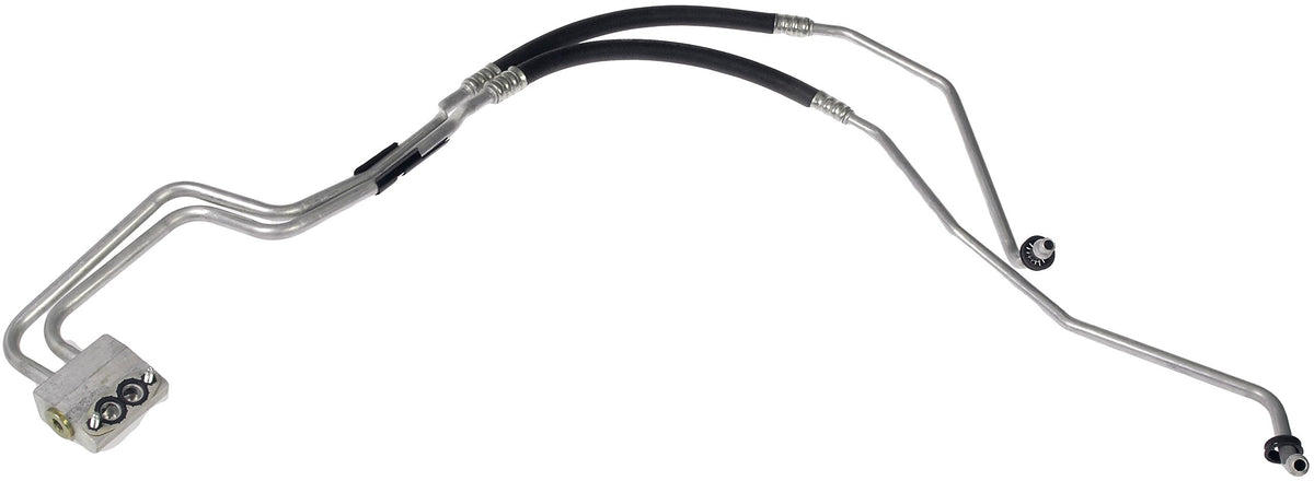 Dorman front view of hose assembly showing fit and ready-to-install benefit