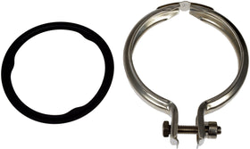 Dorman clamp size comparison beside ruler illustrating correct fit and easy selection